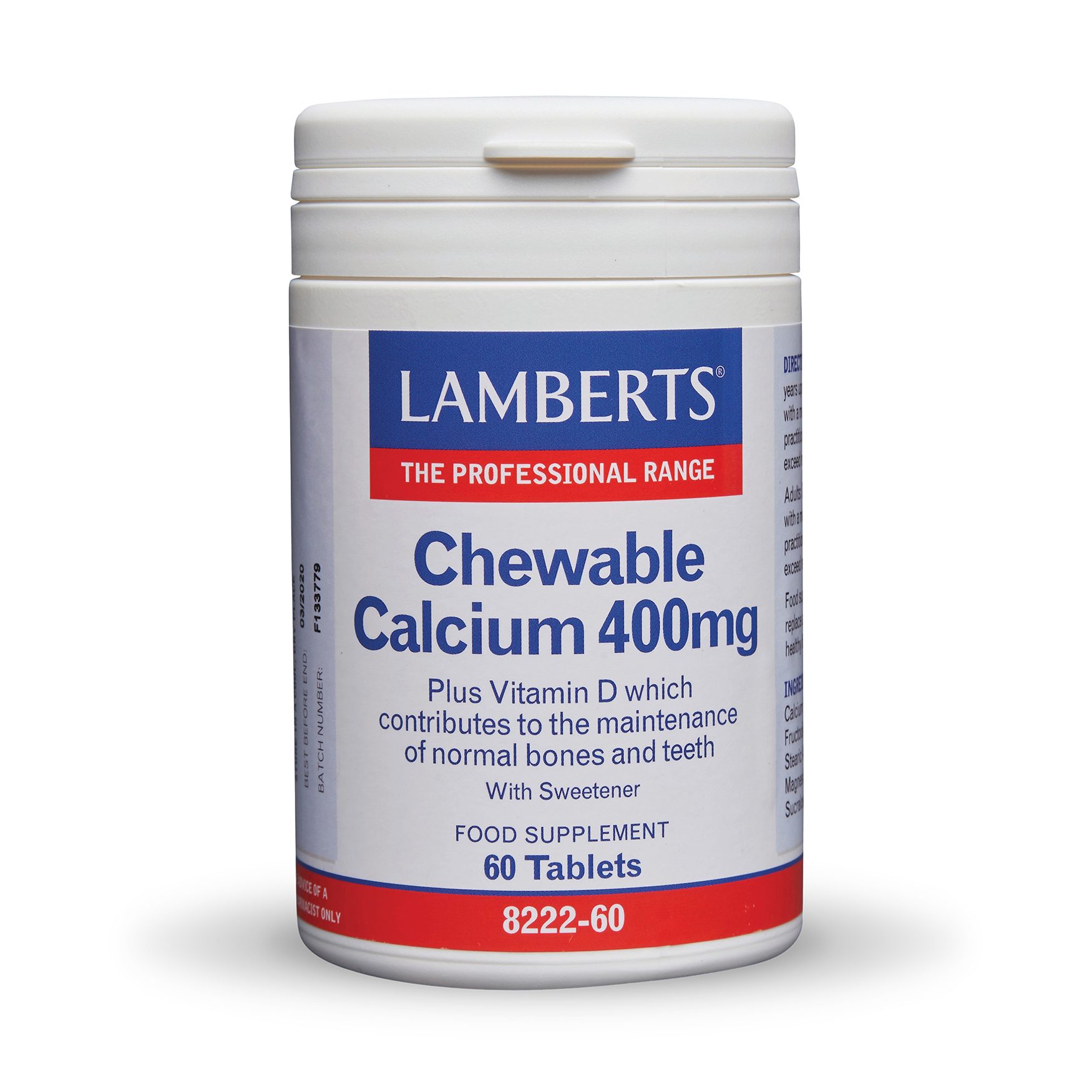 Chewable Calcium 400mg
