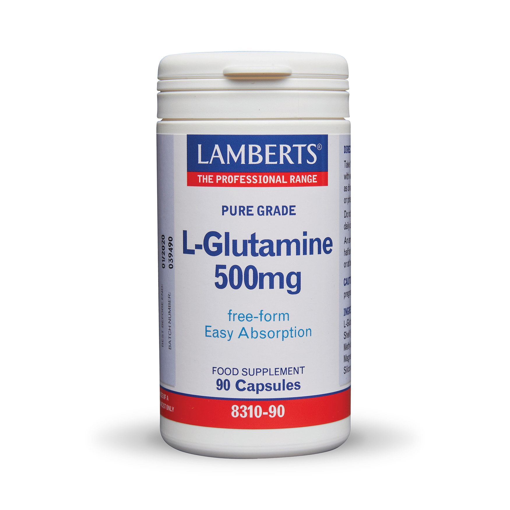 L-Glutamine 500mg