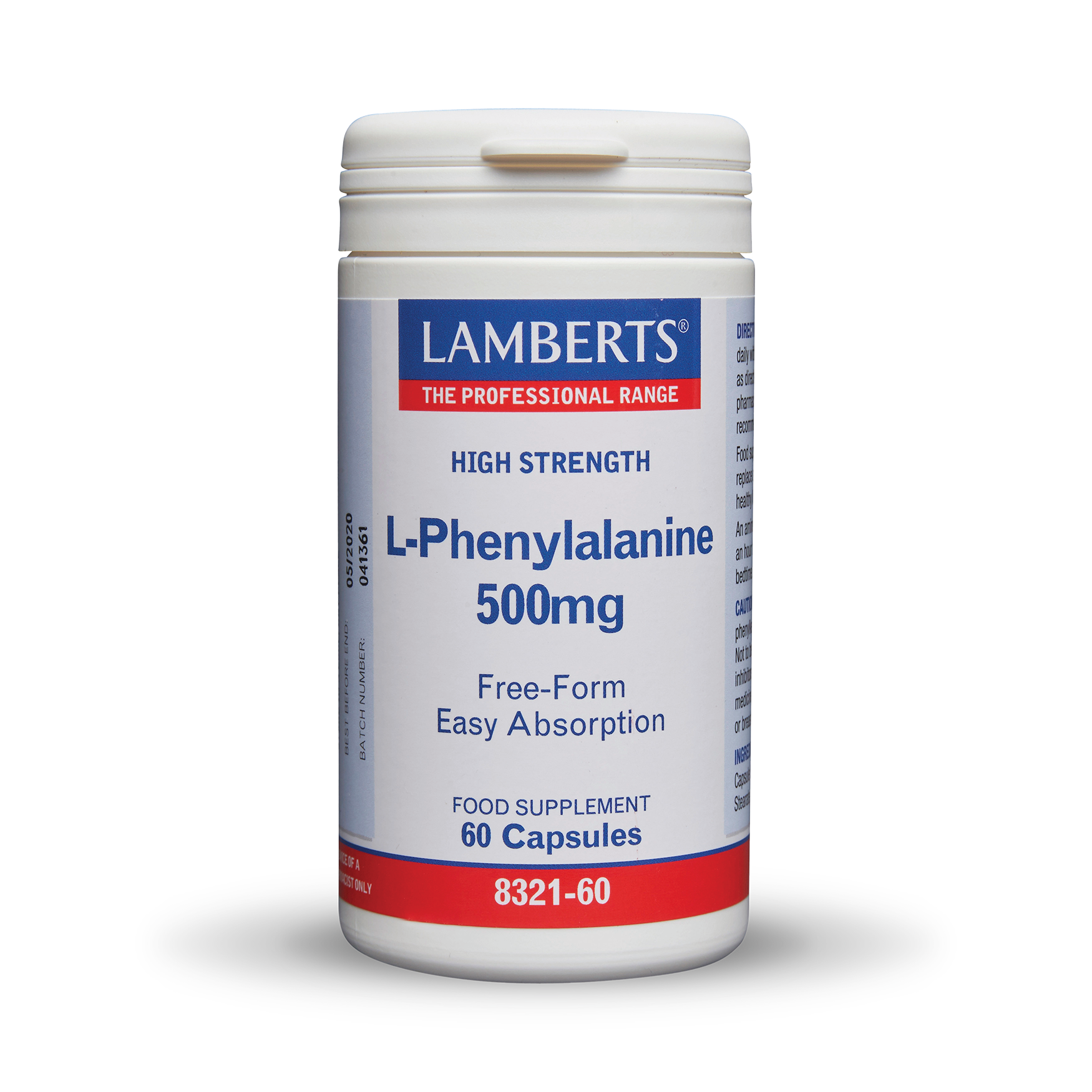 L-Phenylalanine 500mg