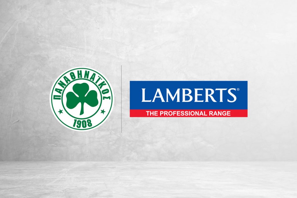 Η LAMBERTS επίσημος χορηγός της ΠΑΕ Παναθηναϊκός