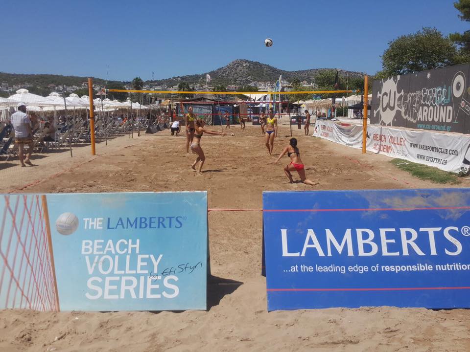 Lamberts® and Champion Efi Sfyri Join Forces for the 4th Consecutive Year of Beach Volleyball Tournaments