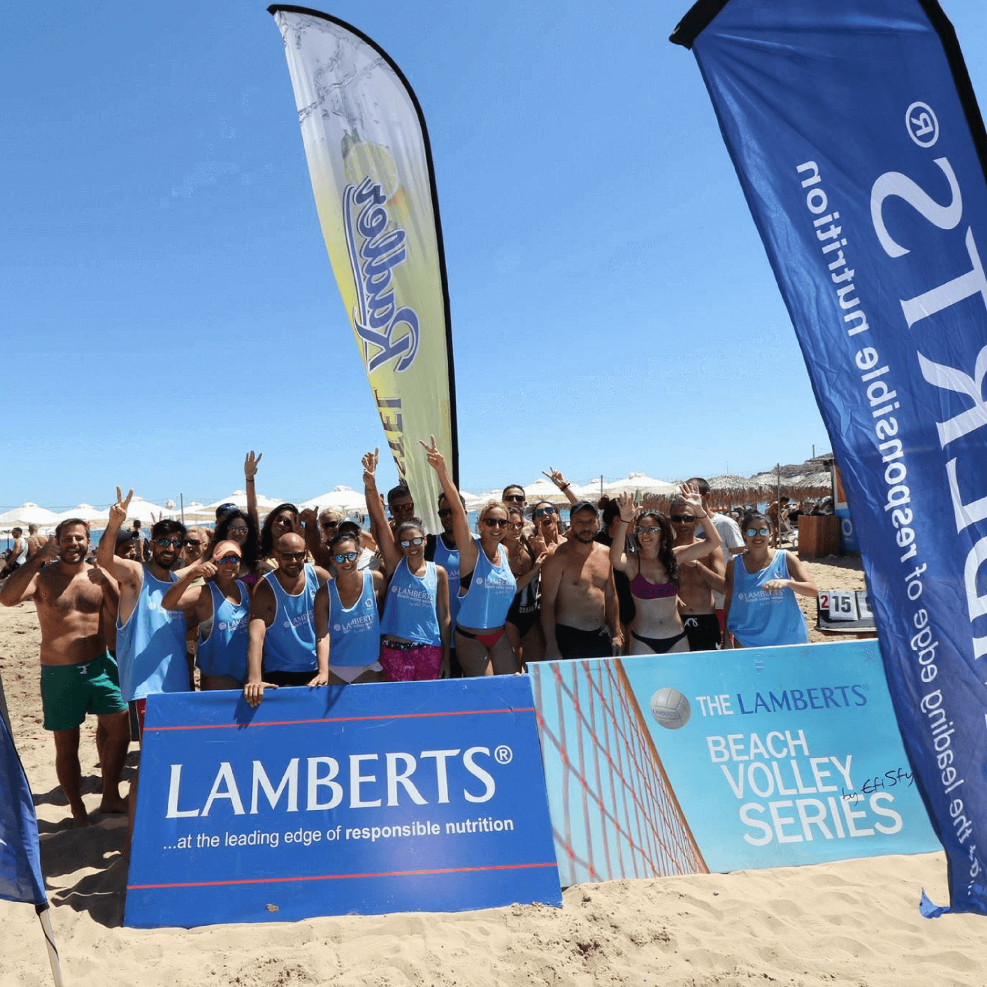 Lamberts® and Champion Efi Sfyri Return for a Second Year of Beach Volleyball Tournaments